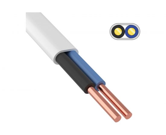 Провод ПБВВ/ПУСП ККЗ 2x4,0 кв.мм 100 м ГОСТ 01-8353-2 