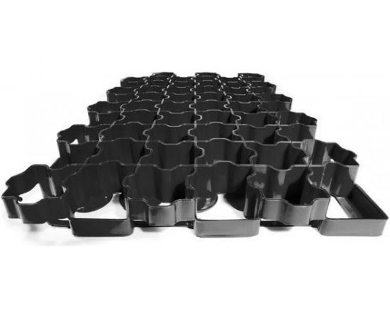 Геогазон для экопарковок усиленный (640х395х50 мм; черный) ГЕОГАЗОН 4673726848148 