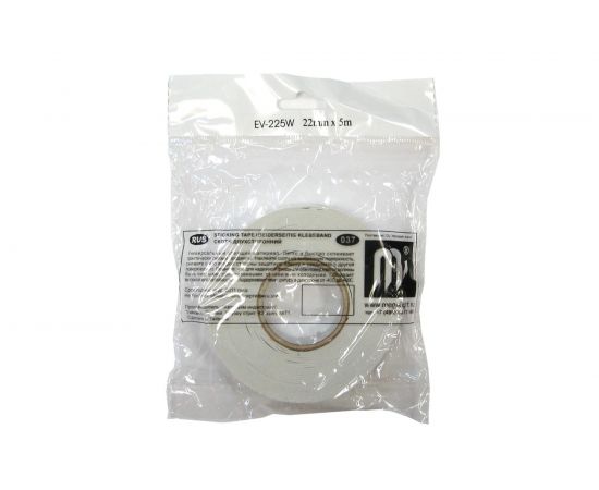 Двухсторонняя клейкая лента MEGAPOWER EV-225 W E 22мм х 5м белая EV-225W 
