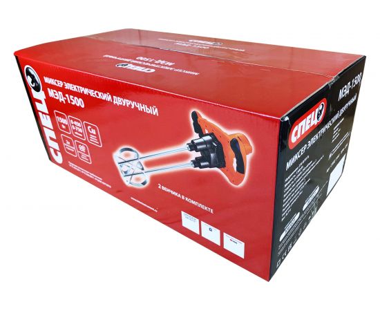 Электрический двуручный миксер СПЕЦ МЭД-1500 СПЕЦ-3445 – изображение 2