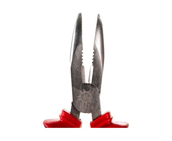 Плоскогубцы TLX 160 мм комбин. с декор. ручками удл. отогнут. губки JS21004-6 66369 – изображение 3