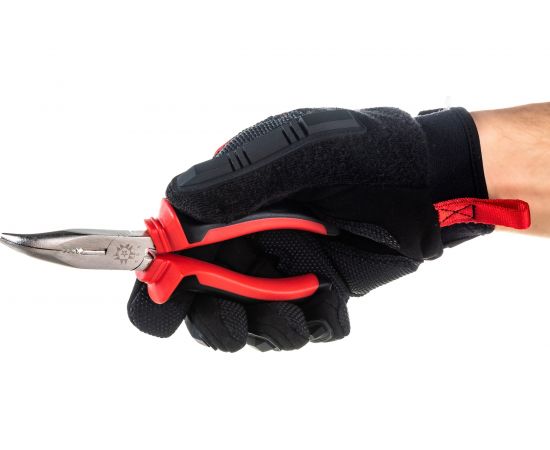 Плоскогубцы TLX 160 мм комбин. с декор. ручками удл. отогнут. губки JS21004-6 66369 – изображение 5