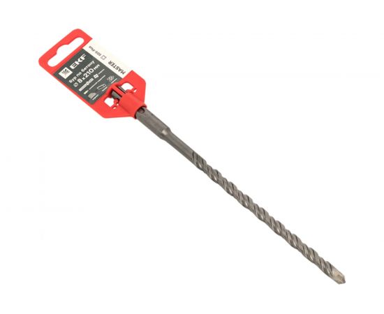 Бур по бетону Master (8x210 мм; 2 резца; SDS-plus) EKF db-8-210-2x4 