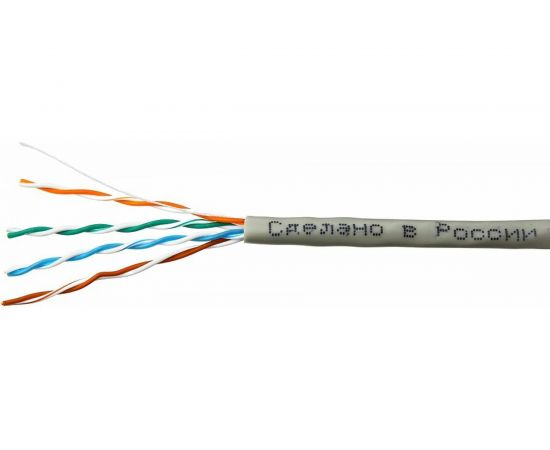 Кабель SkyNet Premium UTP outdoor 4x2x0,51 на тросу, медный, FLUKE TEST, кат.5e, однож., 305 м CSP-UTP-4-CU-OUTR 