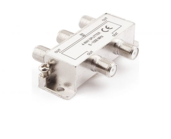 Профессиональный ТВ сплиттер Cablexpert на 4 телевизора, 5-1000MHZ AS-TV-04 – изображение 2