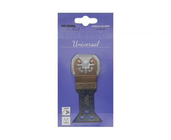 Полотно пильное погружное универсальное (45x50 мм; 18TPI; Bi-M) Hilberg HR9458 – изображение 2