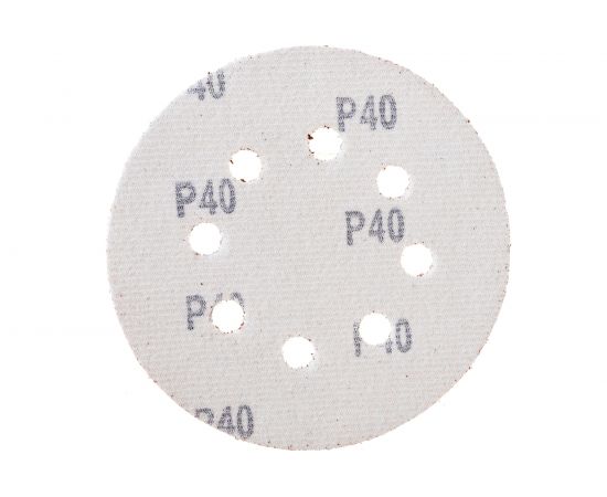 Круг шлифовальный на липкой основе (25 шт; 125 мм; Р40) ПРАКТИКА 034-168 – изображение 4