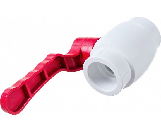 Кран шаровой Blue Ocean полипропиленовый (шар - PPSU) для агрессивных сред - 32 PPRF/BV/PPR/HW-2(W)-32 – изображение 4