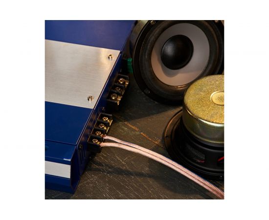 Акустический кабель REXANT 2х2,50 кв.мм, прозрачный BLUELINE, бухта 100 м 01-6208-3 – изображение 5