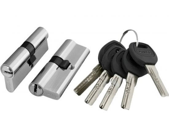 Цилиндровый механизм PUNTO A200/100 mm 40+10+50 SN мат. никель 5 кл. 35329 