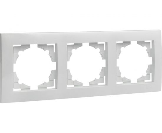3-местная рамка EKF Валенсия, белая, PROxima EWM-G-303-10 