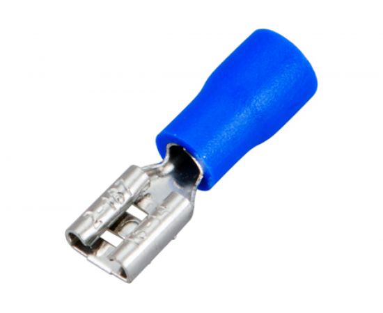 Клемма REXANT плоская изолированная гнездо 5.6 мм 1.5-2.5 кв.мм /РПИм 2-5 08-0432 