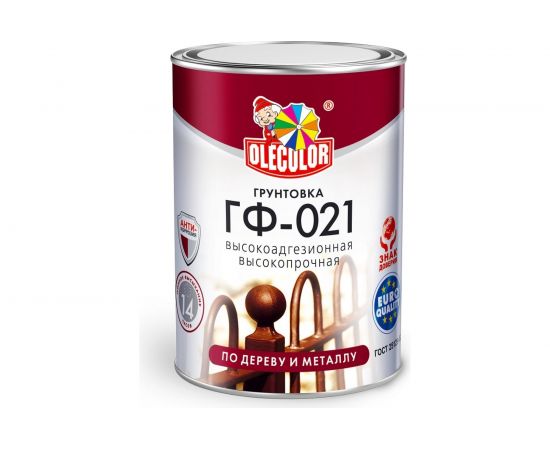 Грунтовка OLECOLOR ГФ-021 серый, 10 кг 4300005168 