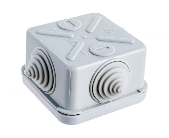 Распаячная коробка ЭРА KORz-70-70-40-4gv открытой установки 70x70x40мм Б0055758 