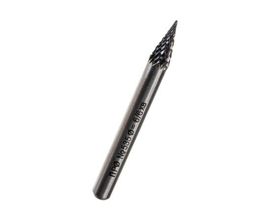 Борфреза твердосплавная (6x6x13x58 мм; тип M-Конус с точкой) Профоснастка №535 861060613580 – изображение 2