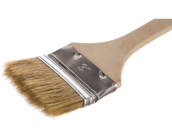 Радиаторная кисть SANTOOL 3 с деревянной ручкой 010140-012-030 – изображение 2