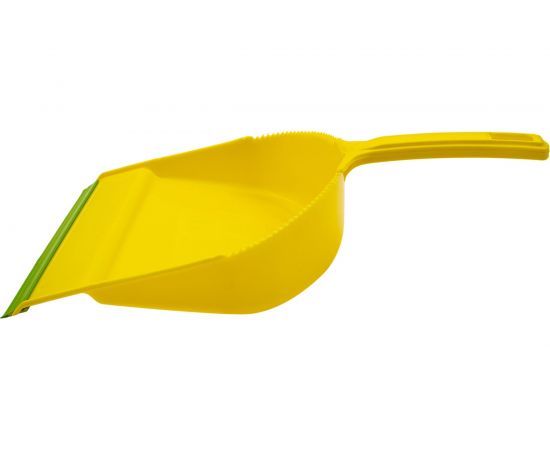 Набор Palisad Home совок с кромкой 330x225 мм и щетка-сметка 285 мм, желтый 933125 – изображение 3