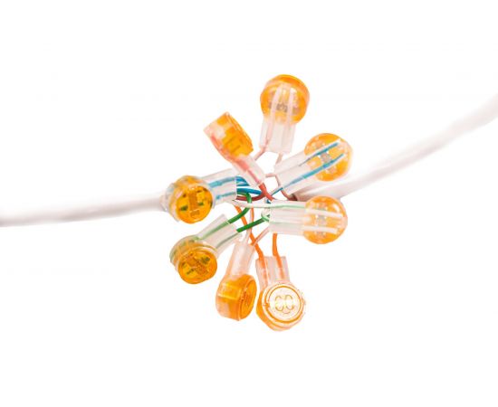 Скотчлок UY2 на 2 провода TWIST жила 0.4-0.9мм, 20-26 AWG, 100шт. UY2-UL-TWCSUY2/100 – изображение 3