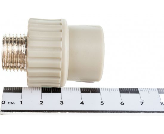 Муфта RTP PN25 комбинированная, наружная резьба, D20х1/2 мм, серая 10942 – изображение 4