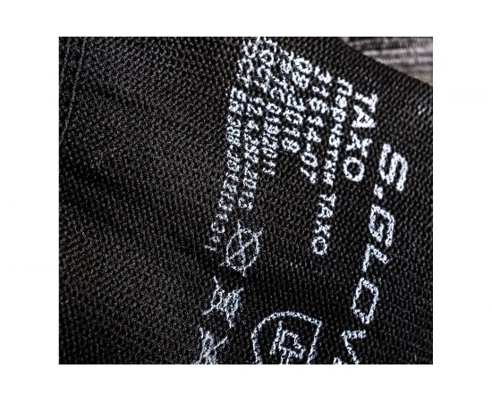 Нейлоновые перчатки с полиуретановым покрытием S. GLOVES TAXO черные, размер 07 31614-07 – изображение 4