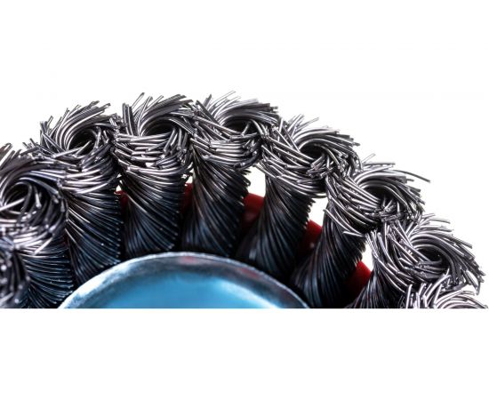 Щетка-крацовка чашечная для УШМ (80 мм, М14) MIRAX 35104-080 – изображение 4