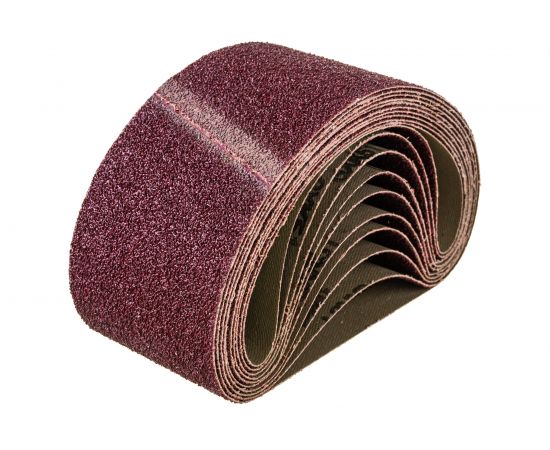 Шлифовальные ленты ЛБ 75х457 мм, А40, 14А, 10 шт. Tsunami D76107545714040 – изображение 4