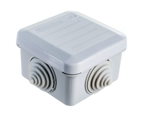 Распаячная коробка ЭРА KORz-70-70-40-4gv открытой установки 70x70x40мм Б0055758 – изображение 4