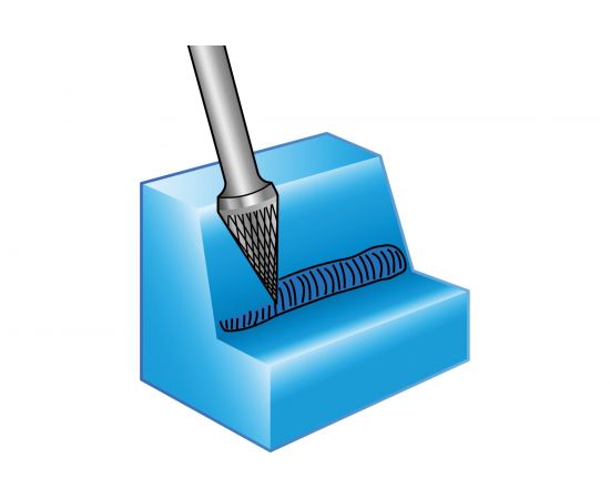 Борфреза твердосплавная форма M (6.3x12.7 мм; хвостовик 3 мм) NORGAU 077145061 – изображение 5