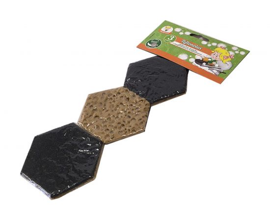 Губки для посуды и тефлоновых поверхностей Умничка Teflonolux 3 шт. MPU2674 