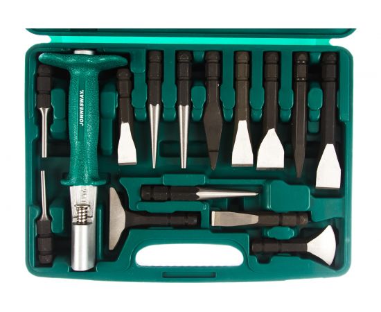 Многофункциональный инструмент с сменными зубилами и выколотками Jonnesway AG010143 