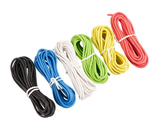 Набор автопроводов REXANT ПГВА Радуга 1x1,50 мм, 6 цветов по 3 метра 01-6550 – изображение 2