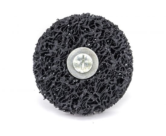 Круг зачистной полимерный коралловый со штифтом Black (75х15х6 мм; зернистость грубая coarse) РемоКолор 37-1-408 – изображение 3