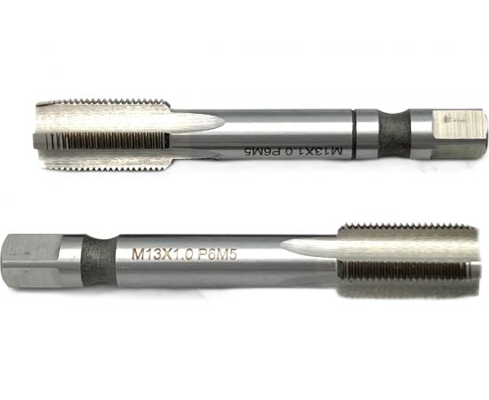 Машинно-ручной метчик TORNERI М13х1 комплект из 2-х штук Р6М5 027128 – изображение 3
