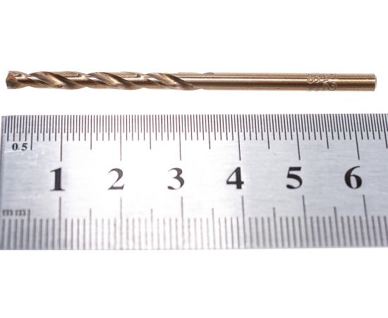 Сверло по металлу (2 шт; 3.2х65х36 мм; HSS Co-5%) MATRIX 71412 – изображение 3