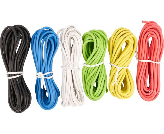 Набор автопроводов REXANT ПГВА Радуга 1x1,50 мм, 6 цветов по 3 метра 01-6550 – изображение 3