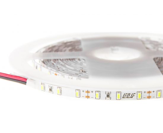 Светодиодная лента ELF 480SMD диодов 3014, 12 В, 5 м, узкая 5 мм, белая 480SMD3014NWW – изображение 4