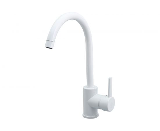 Полимерный смеситель для кухни, белый OneLife P04-001w – изображение 4