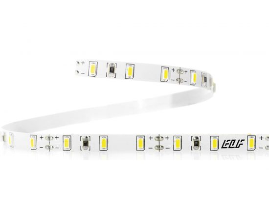 Светодиодная лента ELF 480SMD диодов 3014, 12 В, 5 м, узкая 5 мм, белая 480SMD3014NWW – изображение 5