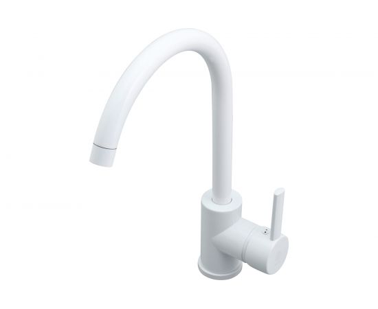 Полимерный смеситель для кухни, белый OneLife P04-001w – изображение 5