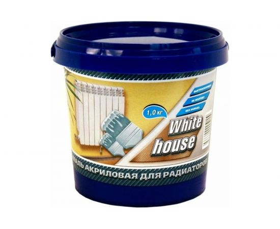 Акриловая эмаль White House для радиаторов (белая; 1 кг) 13827 