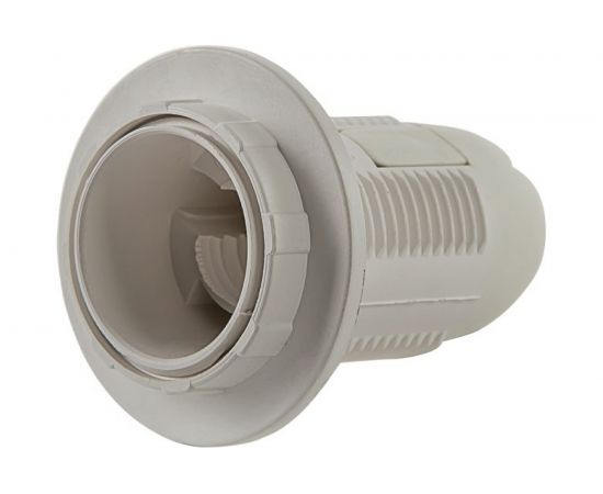 Патрон IN HOME Е27-ППК пластиковый с прижимным кольцом 4690612032337 