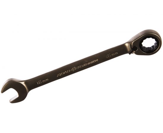 Комбинированный трещоточный ключ с переключателем 16 мм ДТ 100/5 Дело Техники 515216 