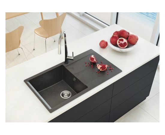 Кухонная мойка Polygran цвет ченый Gals-860 №16 – изображение 2