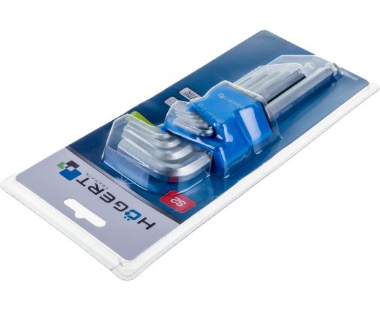 Набор шестигранных Г-образных ключей HOEGERT TECHNIK длинные HT1W825 – изображение 3