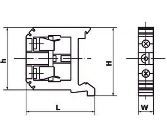Клеммная колодка ЗНИ-4, 4 мм2, синий IEK YZN10-004-K07 – изображение 3