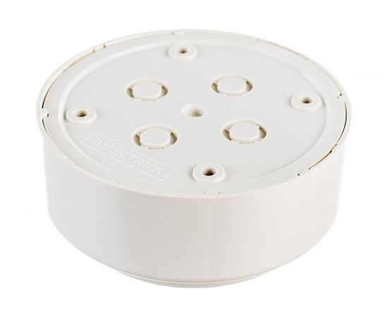 Монтажная коробка Bylectrica КМ-450 открытой установки, без сальников, диаметр 80 мм, серия РЕТРО, бежевый, КМ-450 – изображение 4