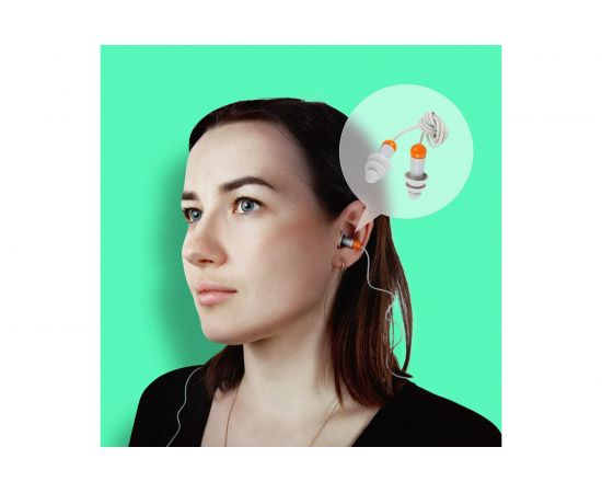 Противошумные многоразовые силиконовые беруши Jeta Safety без бокса, 33дБ JEM31-b – изображение 4