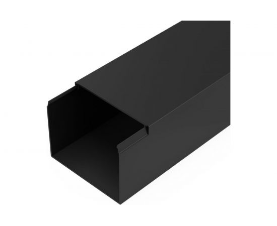 Кабель-канал Промрукав черный 2-й замок в п/э 80x60 2м PR03.0220 