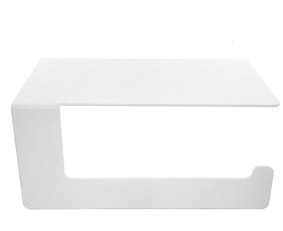 Держатель для туалетной бумаги EMBODIMENT с полкой хранения, белый EMB-TP-W 