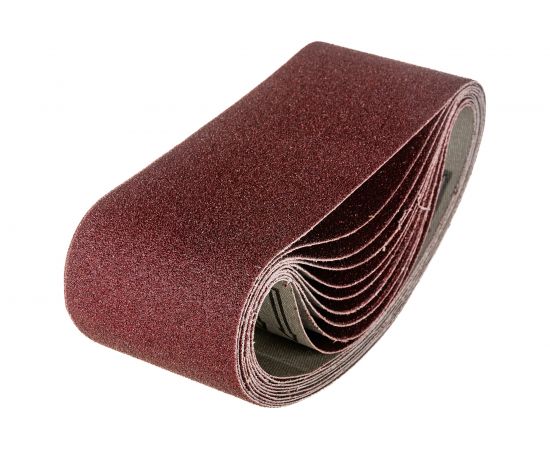 Шлифовальные ленты ЛБ 75х457 мм, А80, 14А, 10 шт. Tsunami D76107545714080 – изображение 2